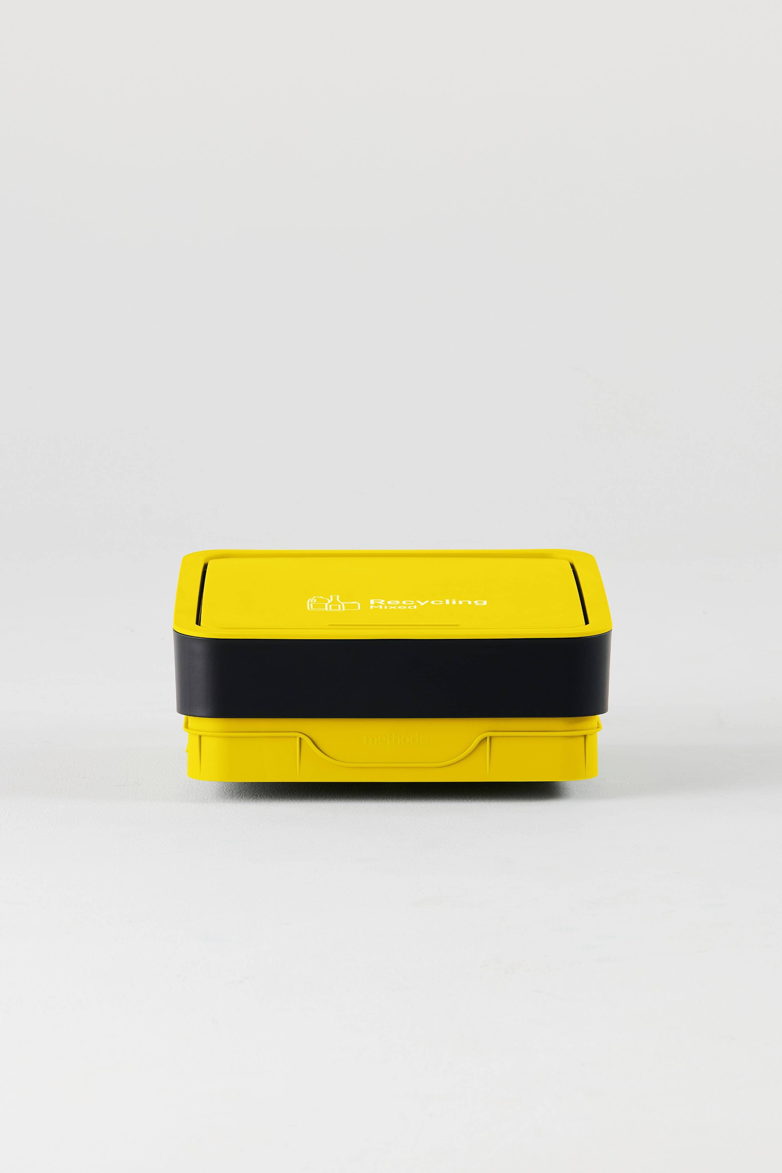 Touch Lid 60L - Yellow Mixed Recycling